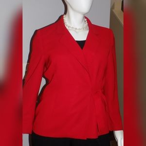 Red, Wrap Power Jacket